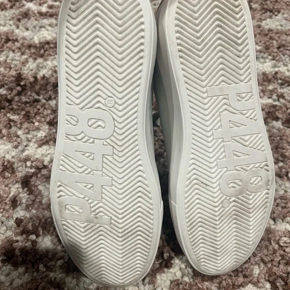 Worn once P448 Women's Thea Platform Sneakers size 40 in Coyote - Picture 4 of 6